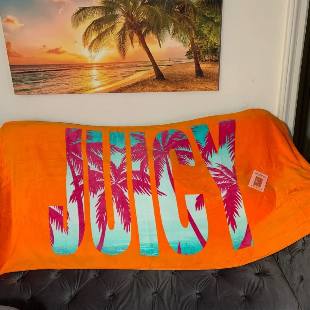 Juicy Couture Beach 🏖 Towel 100% cotton